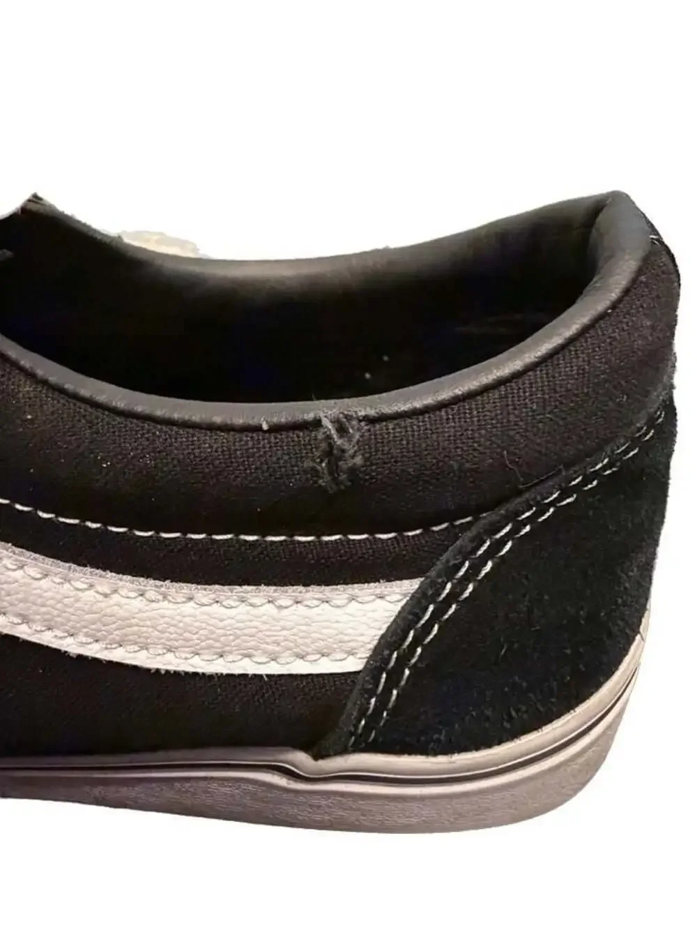 Vans Old Skool Black&White Skate Shoes Men's Size 10.5